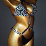 New Diamond Chain Bikini One Piece Bikini Swimwear from Amazon