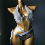 New AliExpress, Amazon, eBay, European and American fringe bikini swimwear, nightclub wear, lingerie bikini