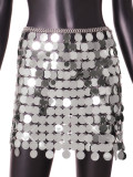 Manufacturer's direct sales across Europe and America, Amazon, new punk style sexy street shot pearl half skirt