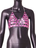 New European and American product Amazon AliExpress hot selling sexy nightclub metal gemstone backless vest