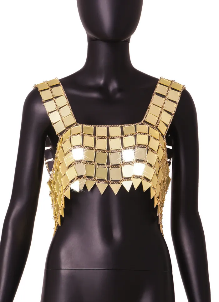 European and American cross-border summer AliExpress eBay hot selling sexy acrylic sequin camisole