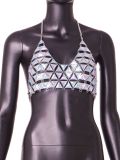 New European and American product Amazon AliExpress hot selling sexy nightclub metal gemstone backless vest