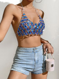 New European and American product Amazon AliExpress hot selling sexy nightclub metal gemstone backless vest