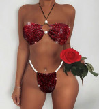 Cross sourcing AliExpress, Europe and America, Amazon, sexy particles, hot diamonds, close chest triangle, water diamonds, pearls