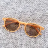 New Children's Sunglasses Rice Nail Retro Round Frame Fashion Sunglasses Baby Personalized Trendy Glasses 3257