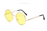 Korean Fashion Women's Decorative Metal Sunglasses Retro Ocean Tone Sunglasses Crown Prince Mirror Wholesale 3