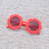 New Sunflower Children's Sunglasses Petal Decoration Round Sunglasses Baby Korean Sunglasses