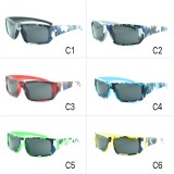 New Fashion Children's Colorful Sunglasses Outdoor Camo Box Sunglasses Sunglasses 3047