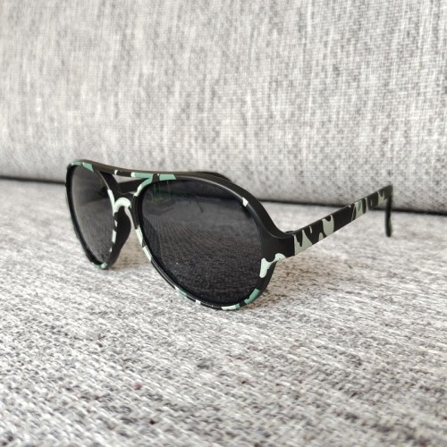Fashionable outdoor children's sunglasses, toad glasses, camouflage sunglasses, trendy men's and women's baby sunglasses, 5164
