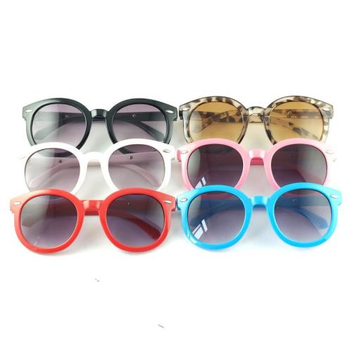 Korean version of children's sunglasses, rivet arrow glasses, round frame baby sunglasses, boys and girls sunglasses 1028