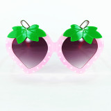 Cross border New Strawberry Children's Mirror Cartoon Style Set Sunglasses Baby Sunglasses 3001