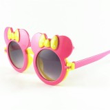 New Mickey Flip Children's Mirror Bow Sunglasses Baby Flip Sun Shade Sunglasses Flat Mirror 076