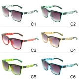 New square children's sports sunglasses, fashionable sunglasses for European and American men and women, trendy sunglasses 3127
