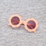 New Sunflower Children's Sunglasses Petal Decoration Round Sunglasses Baby Korean Sunglasses