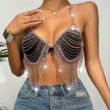 Summer cross-border supply of goods from Europe and America, new sexy nightclubs on AliExpress, exaggerated diamond chest chains