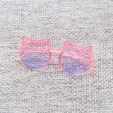 New Children's Personality Small Face Sunglasses Cute Cat's ears (Steamed cat-ear shaped bread) Glasses Baby Bowknot Sunvisor 3215