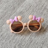 New Children's Bow Sunglasses Fashionable Cartoon Dress up Glasses, Sunglasses for Men and Women