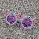 Piggy Children's Sunglasses New Baby Children's Sunglasses Anti UV Cartoon Photography Concave Shape 3156