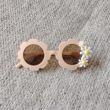 New Flower Children's Sunglasses Little Daisy Baby UV Protection Children's Sunglasses Little Fresh Cute Glasses