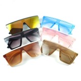 New European and American conjoined lenses, children's sunglasses, trendy square, boys and girls, baby sunglasses 3113