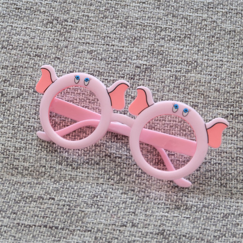Piggy Children's Sunglasses New Baby Children's Sunglasses Anti UV Cartoon Photography Concave Shape 3156