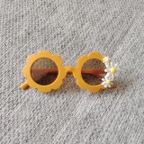 New Flower Children's Sunglasses Little Daisy Baby UV Protection Children's Sunglasses Little Fresh Cute Glasses