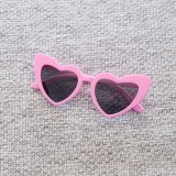 Cross border New Love Children's Sunglasses Retro Personalized Children's Decorative Sunglasses PC Sunshade 3250