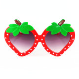 Cross border New Strawberry Children's Mirror Cartoon Style Set Sunglasses Baby Sunglasses 3001