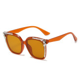New GM sunglasses, female internet celebrity, same popular live broadcast, diamond studded sunglasses, fashionable and UV resistant sunglasses wholesale