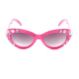 European and American New Personalized Diamond Children's Sunglasses Exquisite Cat Eye Sunglasses Water Diamond Children's Sunglasses 3077