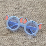 Piggy Children's Sunglasses New Baby Children's Sunglasses Anti UV Cartoon Photography Concave Shape 3156