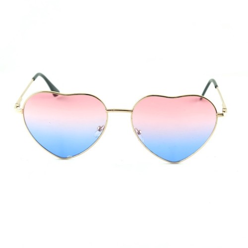 Retro Love Ocean Film Sunglasses Peach Heart Funny Metal Women's Sunglasses Heart shaped Fashion Sunglasses 329