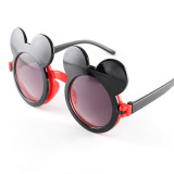 New Minnie flip glasses wholesale Mickey children's glasses cute cartoon Mickey Mouse sunglasses 077