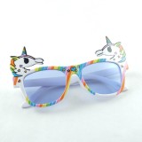 New Unicorn Party Children's Sunglasses Funny Ball Unicorn Glasses Tianma Party Creative Glasses