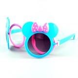 New Mickey Flip Children's Mirror Bow Sunglasses Baby Flip Sun Shade Sunglasses Flat Mirror 076