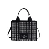 Cross border totebags New Rivet Tote Women's Bag Single Shoulder Diagonal Straddle Handheld Fashionable and Minimalist Bag
