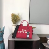 MJ's new mini size canvas zippered shopping bag with the same design as Little Mage, European and American fashion casual letter handheld shoulder bag