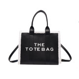 Cross border shoulder bag, women's new trendy and high-end crossbody bag, fashionable commuting bag, texture tote bag