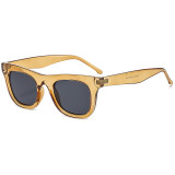 New internet celebrity retro square sunglasses, jelly colored women's street photo sunglasses, candy colored sunglasses 3554