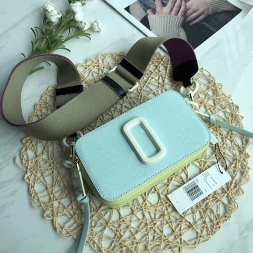 MJ's new cross patterned cowhide ceramic camera bag with double zipper single shoulder women's bag wholesale