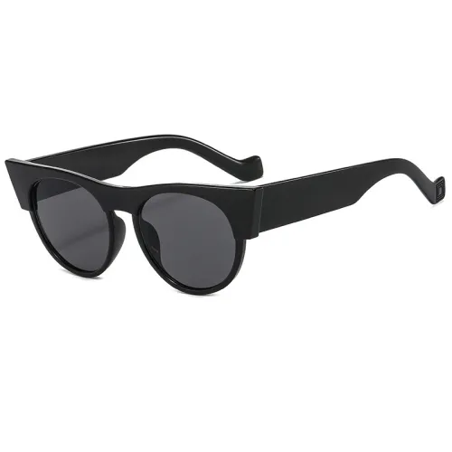 European and American INS style large frame retro sunglasses for men and women street photography sunglasses, solid white PC frame glasses 3561