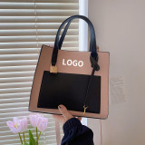 New Summer Bag Women's Colored Bag Popular in Europe and America Large Capacity Tote Bag Cross Body Bag Totebag
