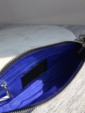 MJ Same Letter Chain Underarm Bag Women's Bag Single Shoulder Bag Cowhide Genuine Leather Bag European and American Fashion