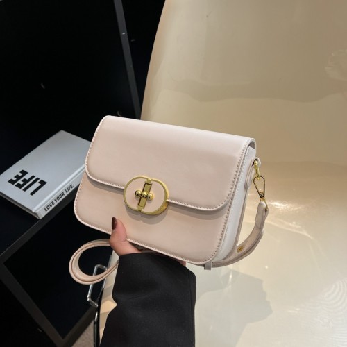 Retro texture single shoulder bag for women's new popular fashion casual crossbody bag, single shoulder underarm small square bag