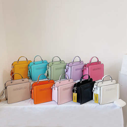 Cross border shoulder bag, women's new summer small square bag, fashionable handbag, travel trend, candy colored crossbody bag bags