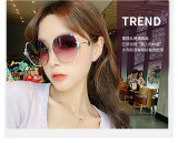 AliExpress new cross-border frameless diamond trimmed women's sunglasses, camellia pearl sunglasses, sunshades