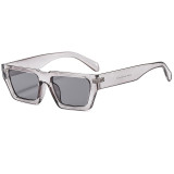 New Fashion Large Frame Jelly Color Sunglasses for Men and Women Retro Sunglasses Wide Edge Glasses Wholesale 3579
