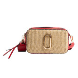 Fashionable crossbody bag, women's bag, summer trendy texture, small square bag, outdoor travel, niche design, shoulder bag