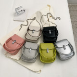 Korean Fashion Phone Bag New Western Style Chain Bag Simple Retro Handbag Women's One Shoulder Crossbody Bag