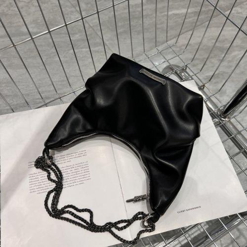 Cross border bag, women's summer single shoulder dumpling bag, large capacity, texture, niche design, single shoulder bag, stylish underarm bag
